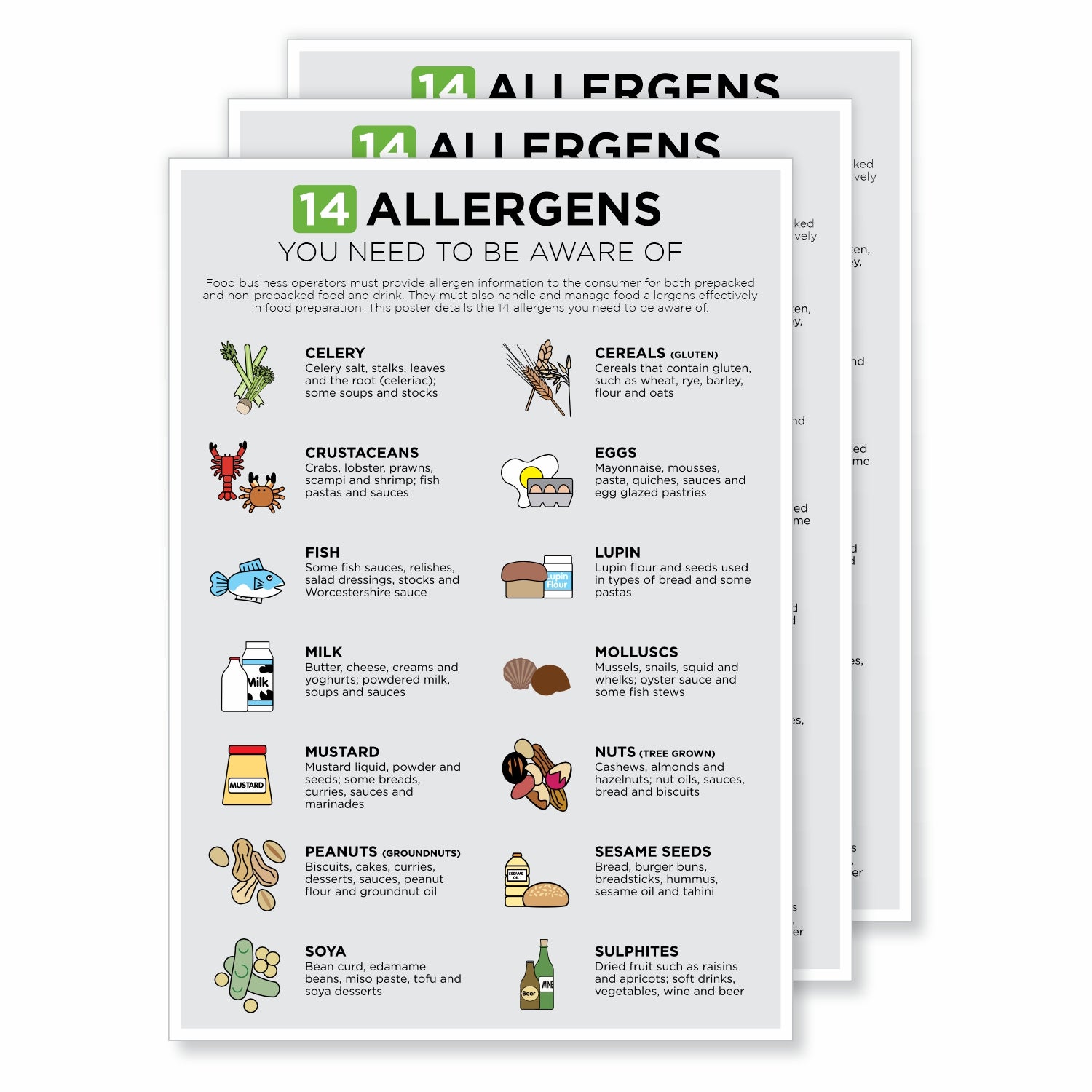 14 allergens you need to be aware of self-adhesive vinyl signs