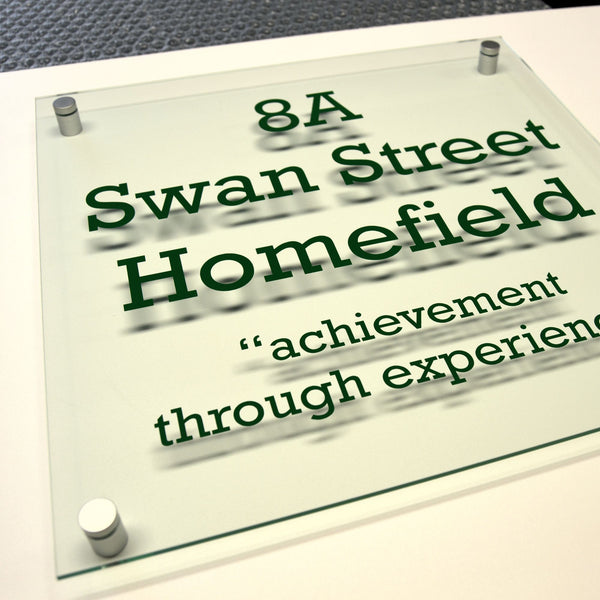 Acrylic Plaque for Homefield College