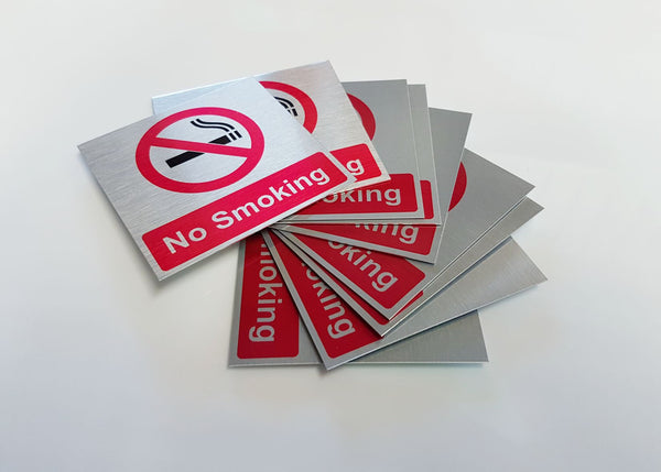 Aluminium No Smoking Signs
