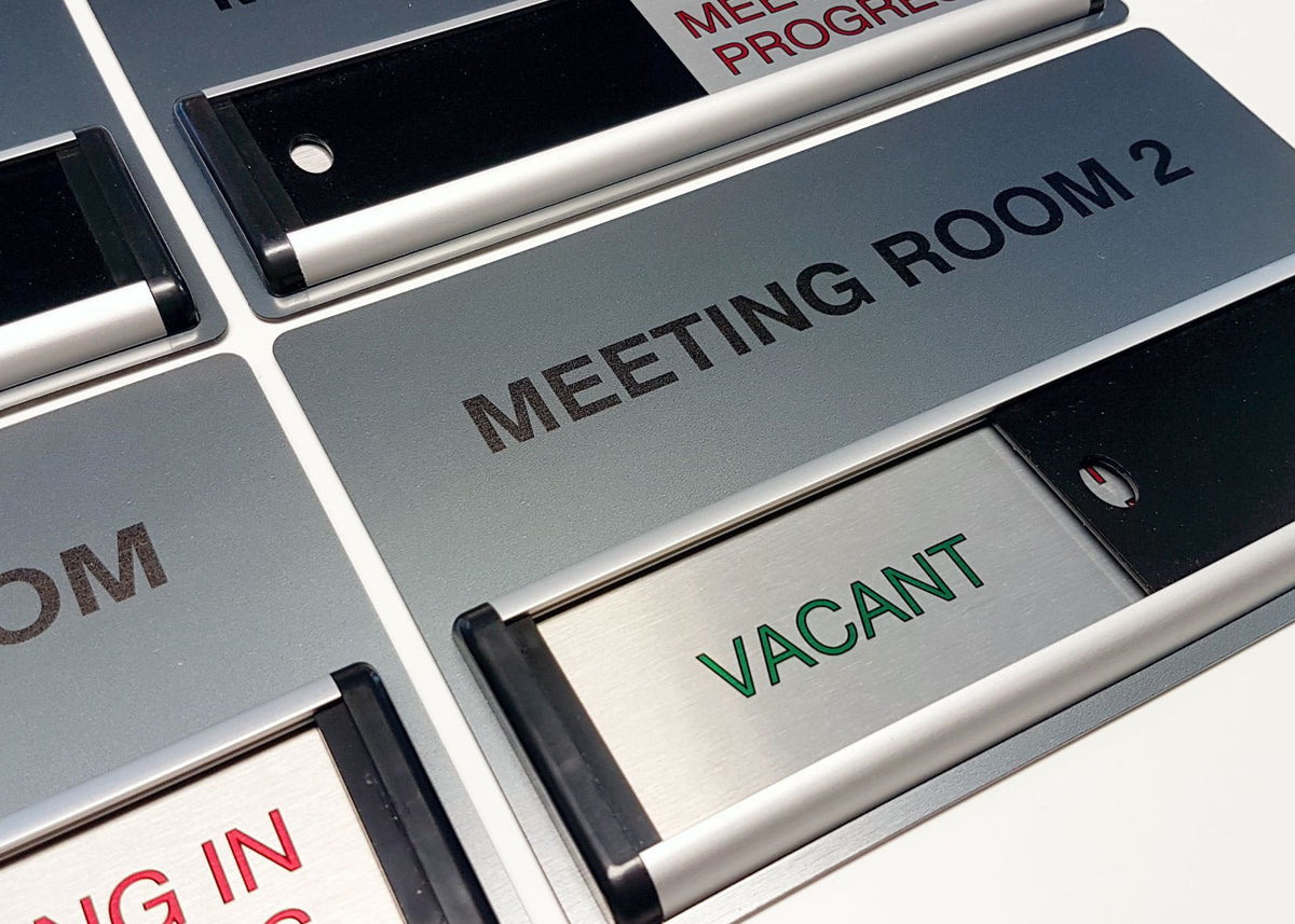 Header Panel Sign Bespoke Sliding Signs with Header Panels – Viro Display