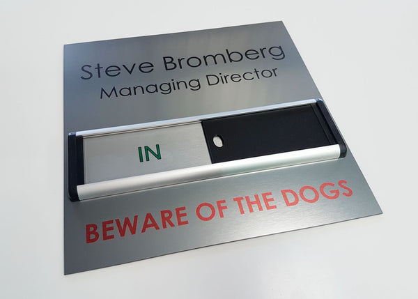 Beware of the Dogs Bespoke Sliding Sign