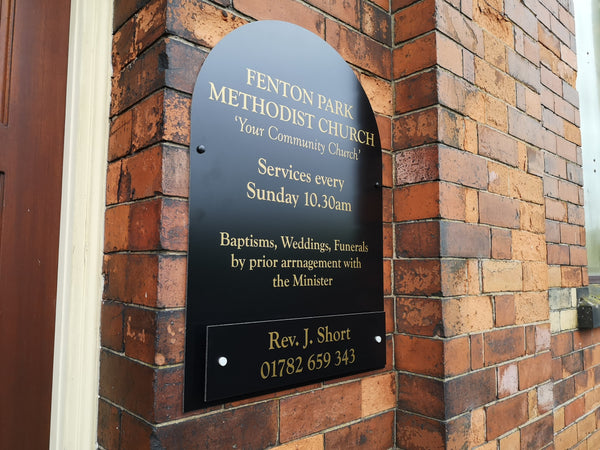 New Outdoor Sign for Fenton Park Methodist Church