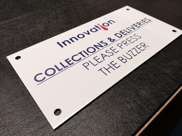 Outdoor Deliveries Plaque for Innovation Schoolwear