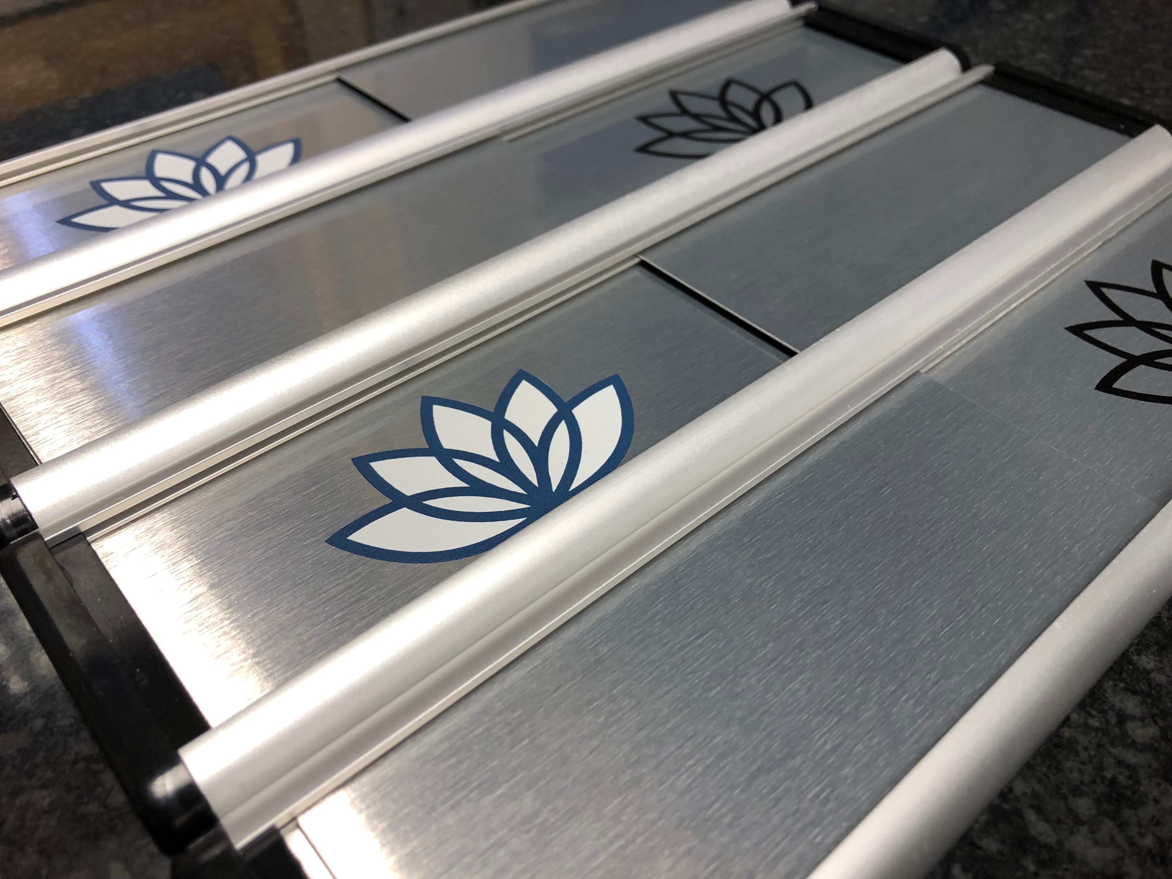 Pvc Slider Signs Example Bespoke Sliding Signs for Spa Hotel & Health Club | Viro Display