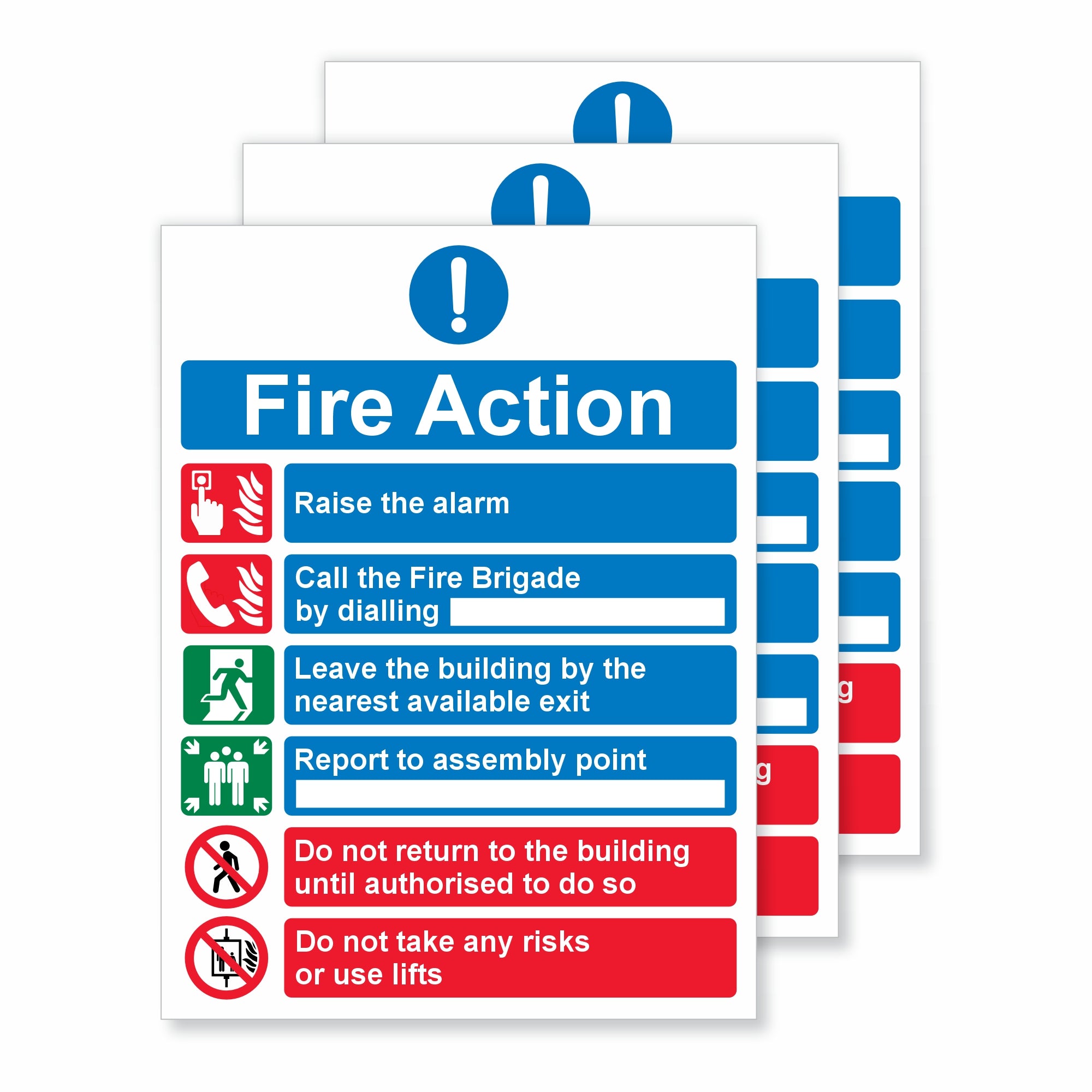 Fire Safety Signs and Fire Action Signs | Viro Display UK