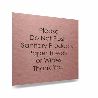 Slimline Aluminium Custom Door Sign - 100 x 100mm | Viro Display