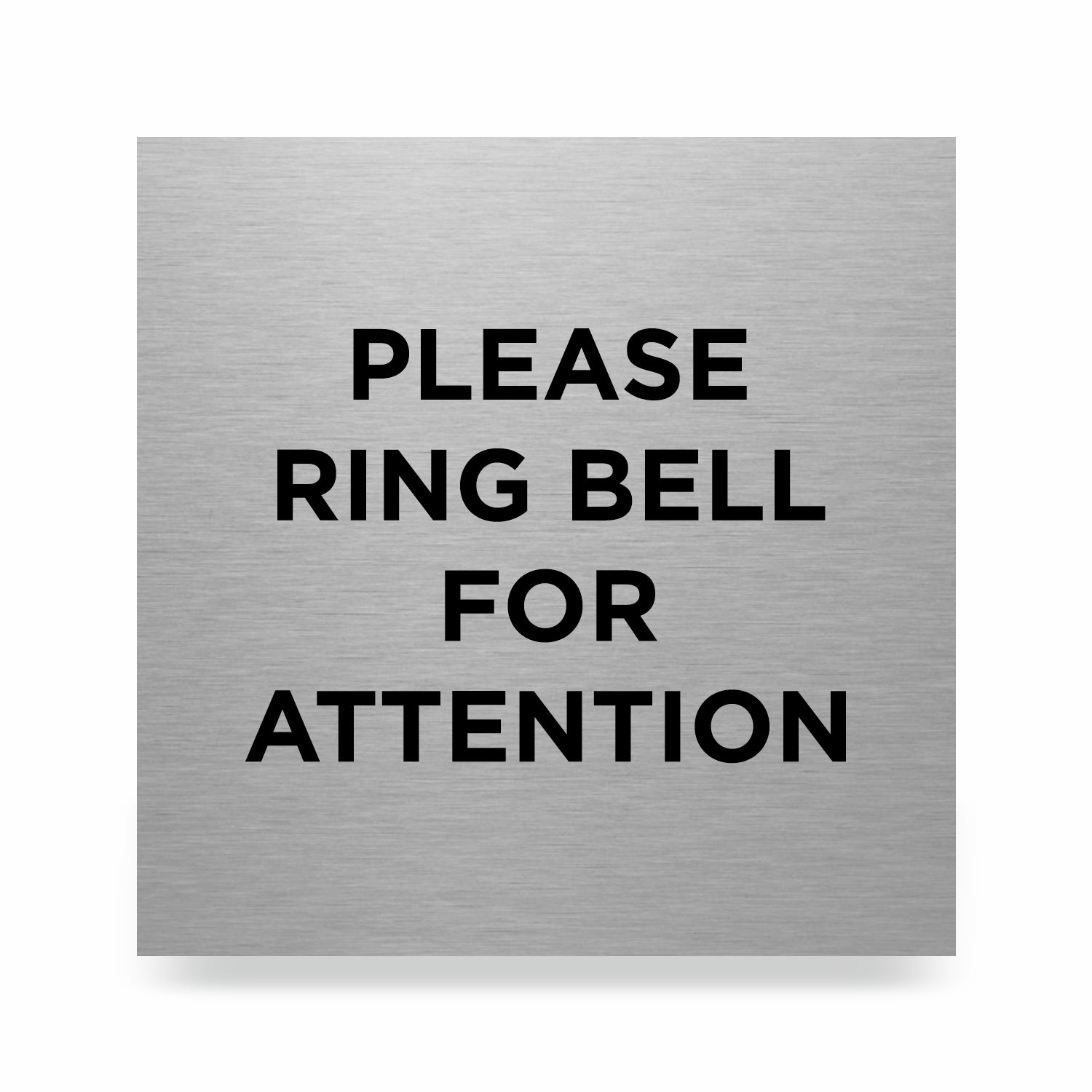 Slimline Aluminium Custom Door Sign - 100 x 100mm | Viro Display