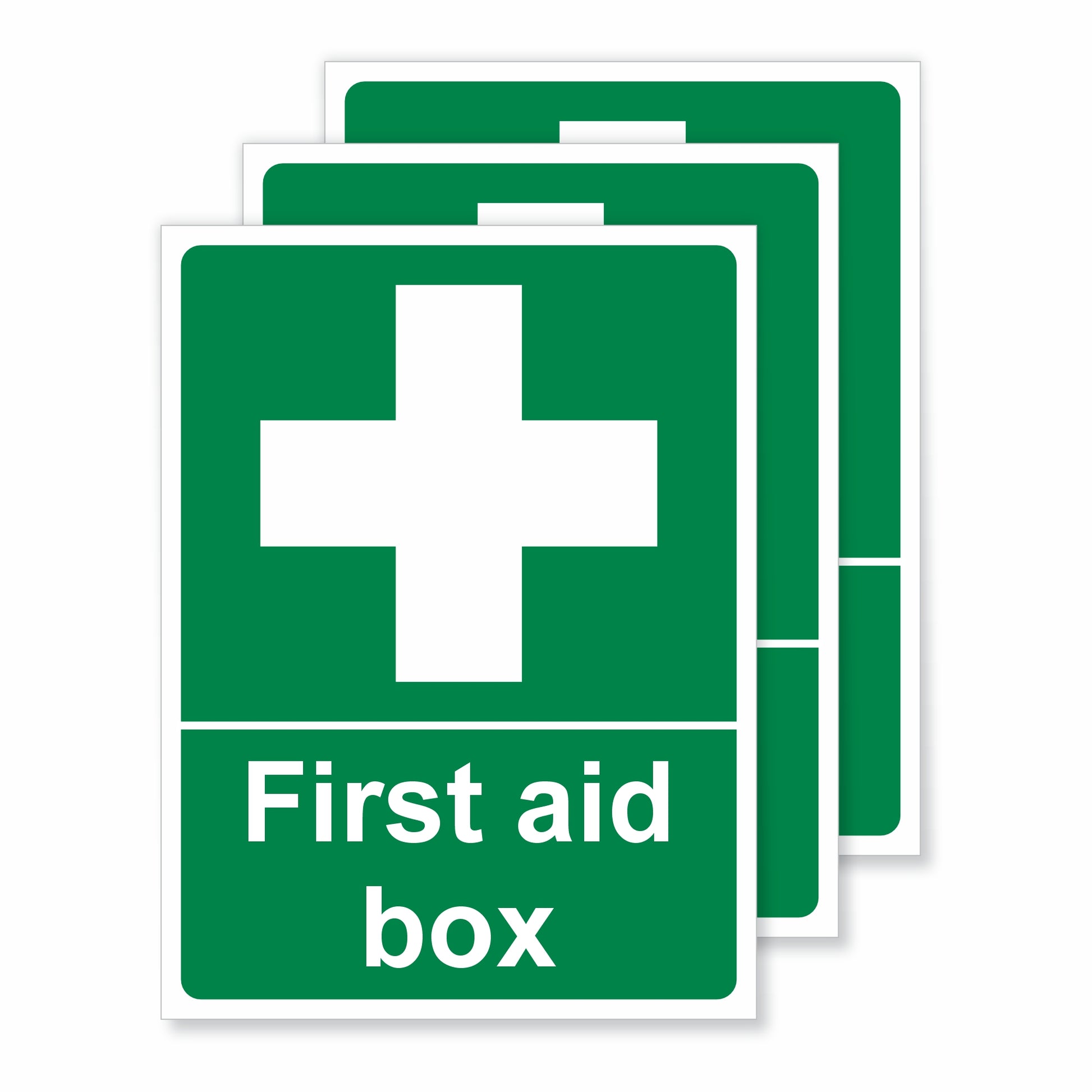 First Aid Box Self-Adhesive Vinyl Signs | Viro Display UK