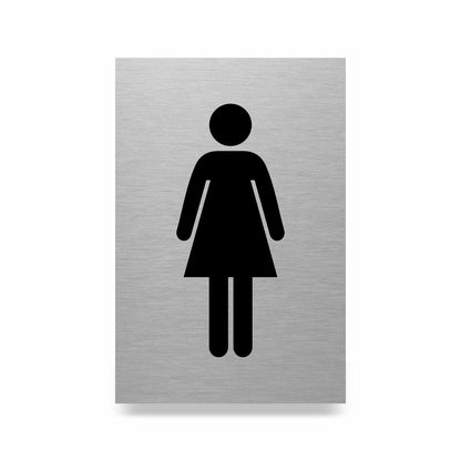 Slimline Aluminium Toilet Sign 3 Pack - Male, Female & Accessible - 100 x 150mm | Viro Display
