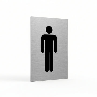 Slimline Aluminium Toilet Sign 3 Pack - Male, Female & Accessible - 100 x 150mm | Viro Display