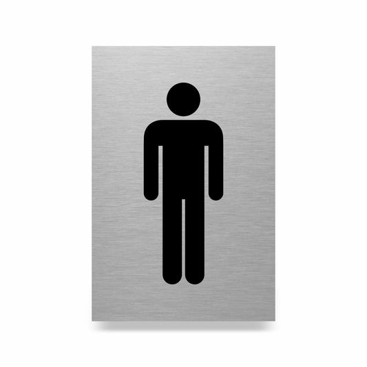 Slimline Aluminium Toilet Sign 3 Pack - Male, Female & Accessible - 100 x 150mm | Viro Display