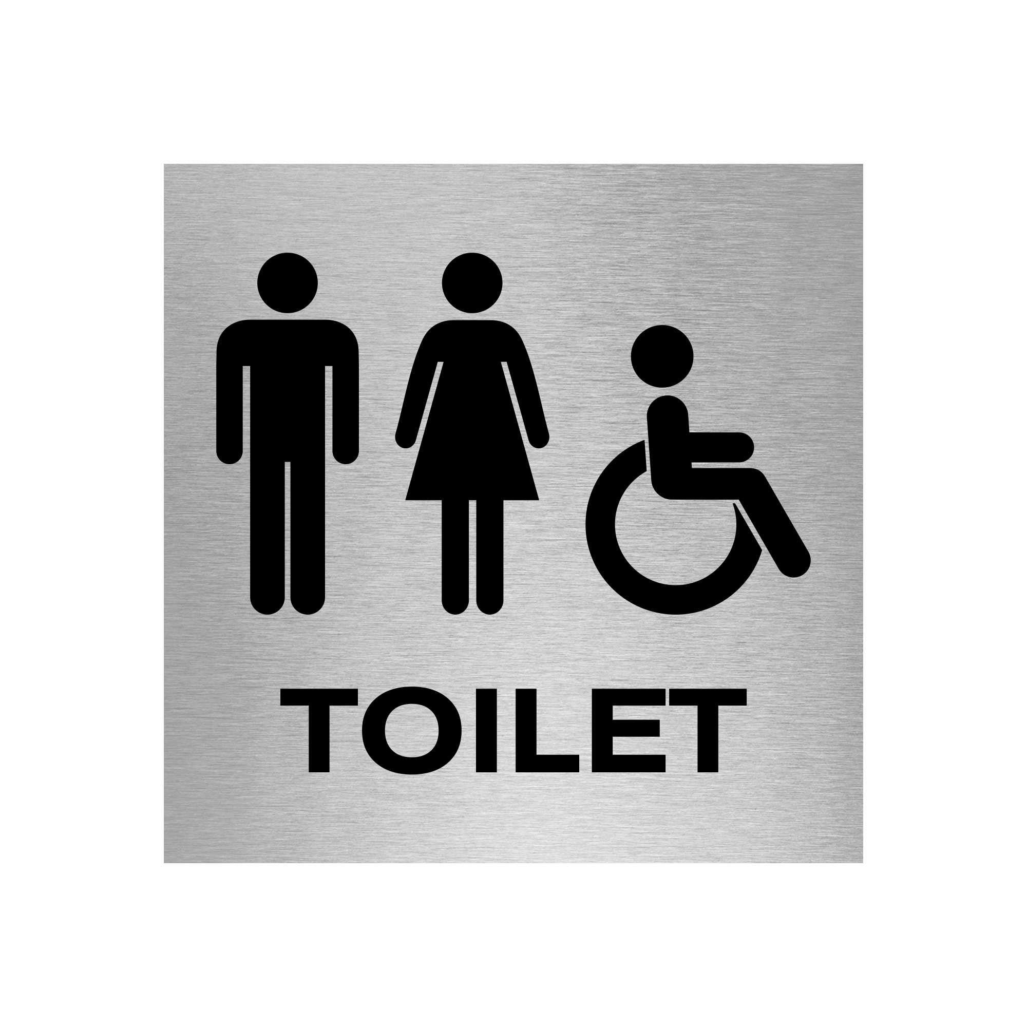 Universal Wc Sign Unisex Toilet Signs, Male Female Toilet Signs | Viro Display UK
