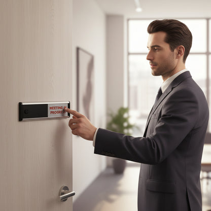 ViroSlide Vacant/Meeting In Progress Sliding Sign | Viro Display