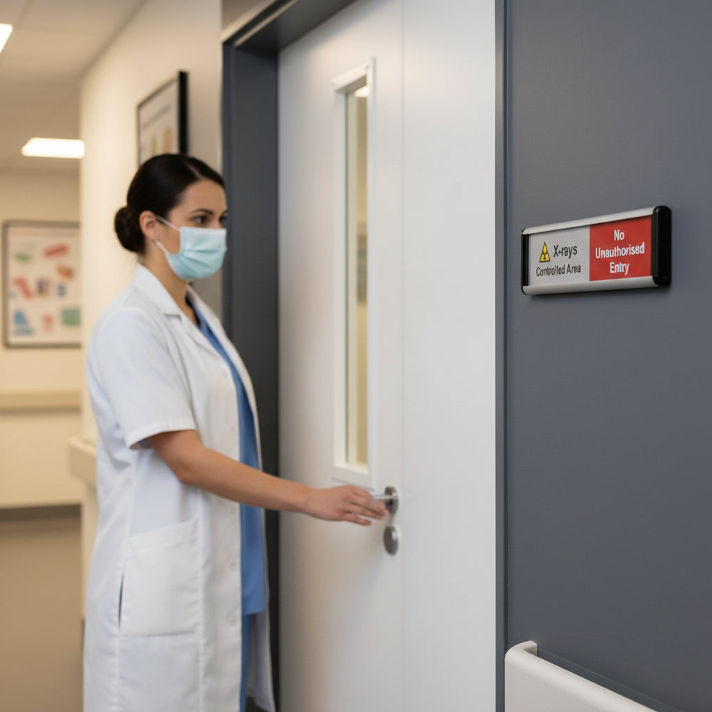 ViroSlide X-rays Controlled Area Sliding Sign | Viro Display