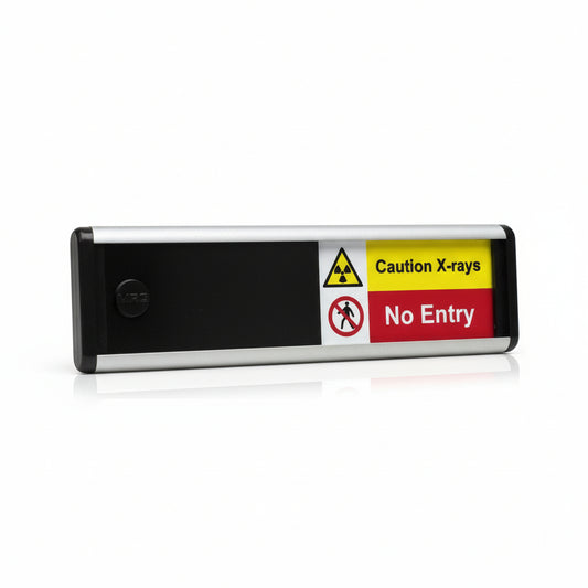 ViroSlide Caution X-rays No Entry Sliding Sign | Viro Display
