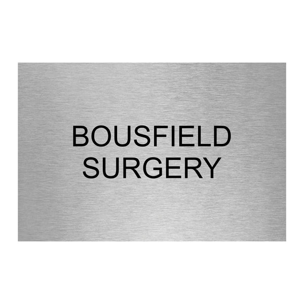 Bousfield Health Centre Door Signs - 300 x 200mm