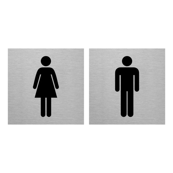 Damen und Herren Toilettenschild (2 Pack)