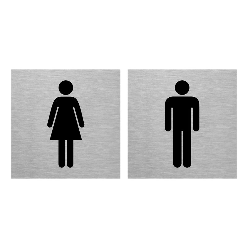 Damen und Herren Toilettenschild (2 Pack)