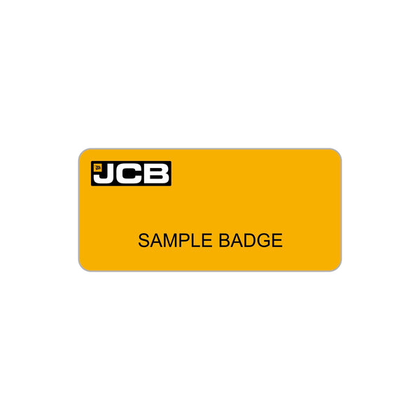 JCB Name Badge