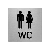 Männlich Weiblich WC Aluminiumschild