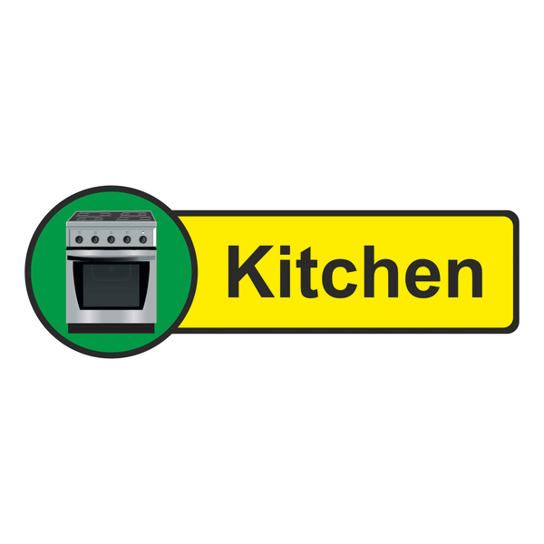 Shaped Dementia Friendly Kitchen Sign