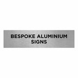 Slimline Aluminium Custom Door Sign