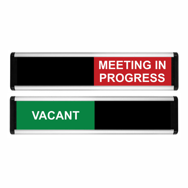 ViroSlide Vacant/Meeting In Progress Sliding Sign